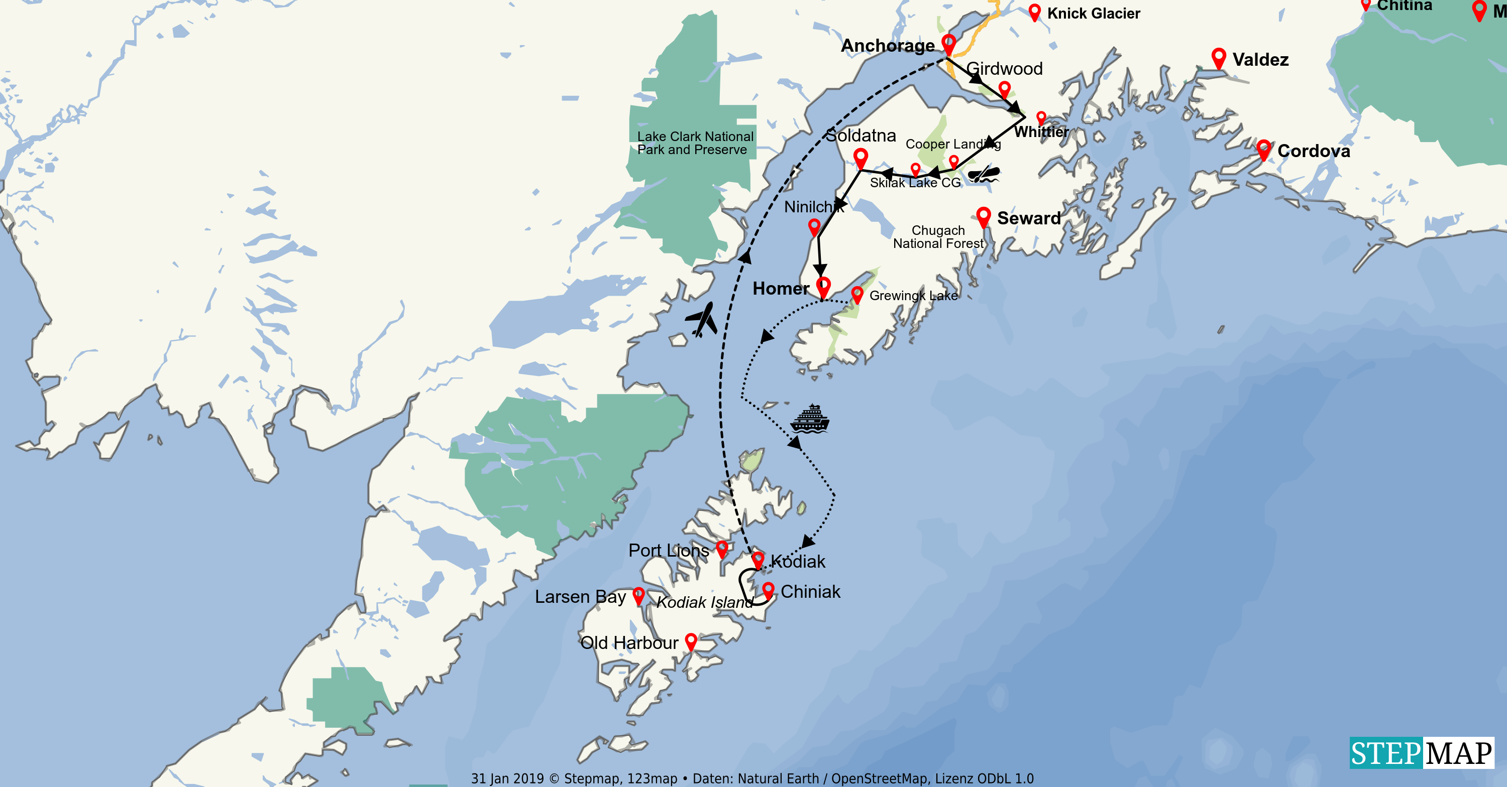 Navigating The Wilds: A Comprehensive Guide To The Kodiak Island Map ...